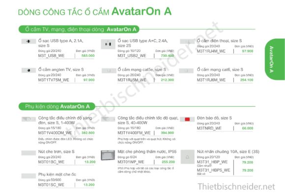 Thiết bị điện Schneider mới nhất 2025 – Cập nhật bảng giá, công tắc ổ cắm, MCB, MCCB, ATS, SPD chính hãng. Liên hệ ThietbiSchneider.net – 0929.993.286.