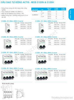 Thiết bị điện Schneider mới nhất 2025 – Cập nhật bảng giá, công tắc ổ cắm, MCB, MCCB, ATS, SPD chính hãng. Liên hệ ThietbiSchneider.net – 0929.993.286.
