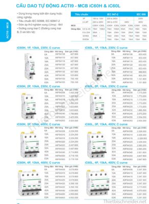 Thiết bị điện Schneider mới nhất 2025 – Cập nhật bảng giá, công tắc ổ cắm, MCB, MCCB, ATS, SPD chính hãng. Liên hệ ThietbiSchneider.net – 0929.993.286.