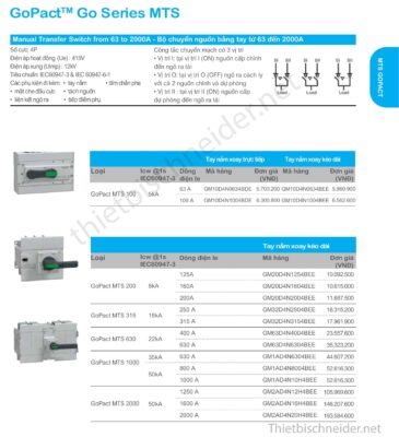 Thiết bị điện Schneider mới nhất 2025 – Cập nhật bảng giá, công tắc ổ cắm, MCB, MCCB, ATS, SPD chính hãng. Liên hệ ThietbiSchneider.net – 0929.993.286.