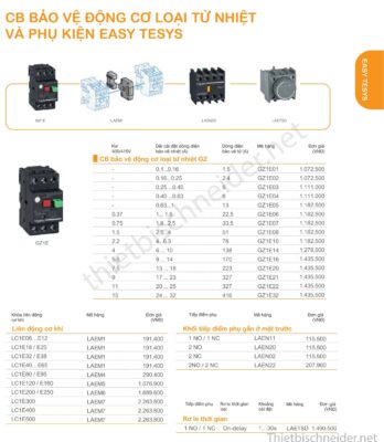 Thiết bị điện Schneider mới nhất 2025 – Cập nhật bảng giá, công tắc ổ cắm, MCB, MCCB, ATS, SPD chính hãng. Liên hệ ThietbiSchneider.net – 0929.993.286.