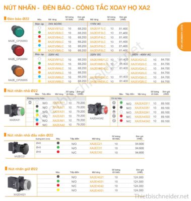 Thiết bị điện Schneider mới nhất 2025 – Cập nhật bảng giá, công tắc ổ cắm, MCB, MCCB, ATS, SPD chính hãng. Liên hệ ThietbiSchneider.net – 0929.993.286.