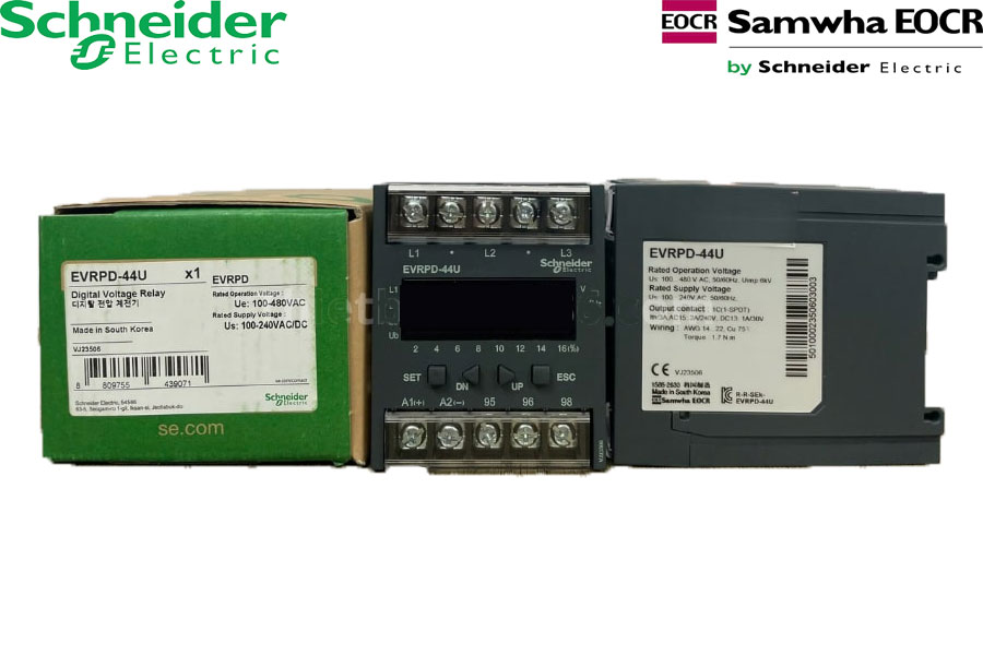 Một số hình ảnh về Rơ le bảo vệ điện áp 3 pha EOCR EVRPD-44U Schneider