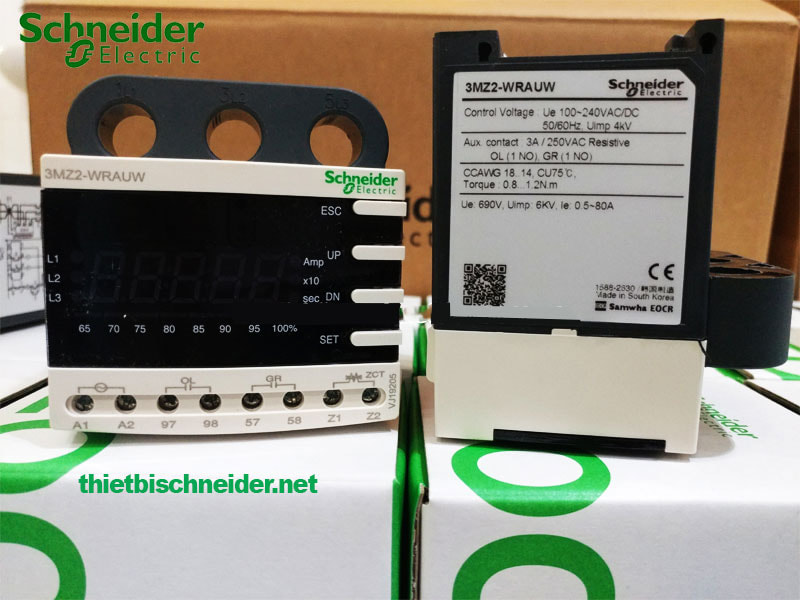 Hình ảnh thực tệ của ro lây bảo vệ động cơ EOCR-3MZ2 Samwha