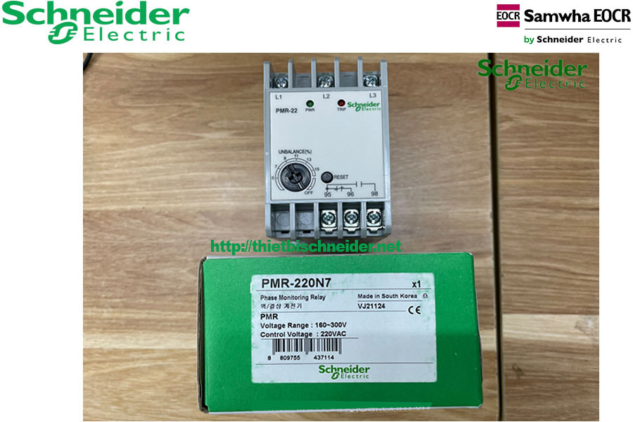 Hình ảnh thực tế của Rơ le bảo vệ pha PMR-220
