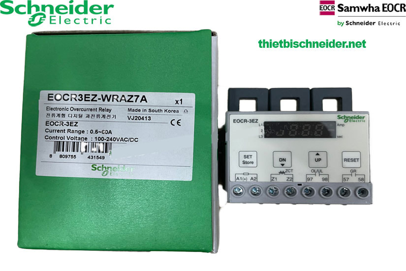 Hình ảnh thực tế rơ le EOCR-3EZ Schneider Samwha