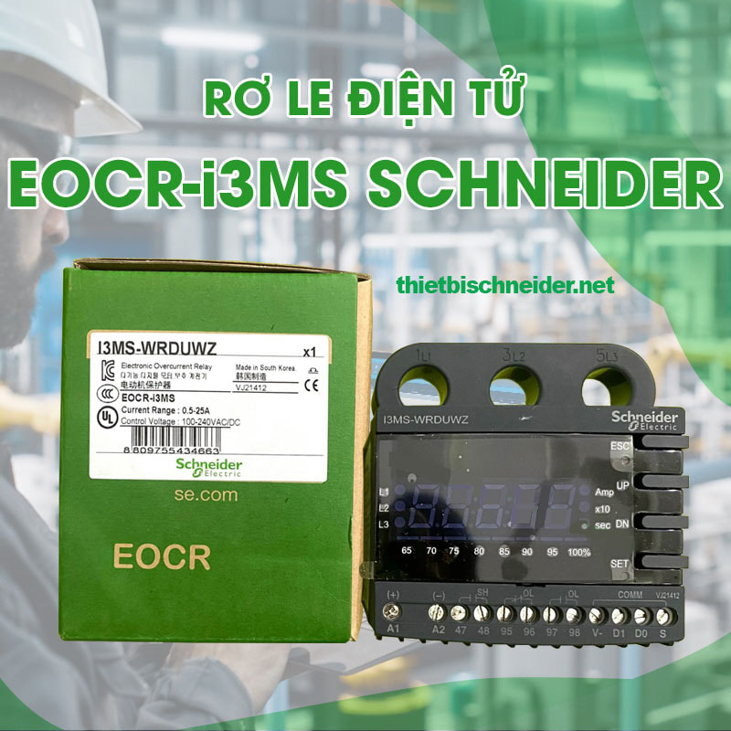 Hình ảnh thực tế rơ le bảo vệ động cơ EOCR-i3MS