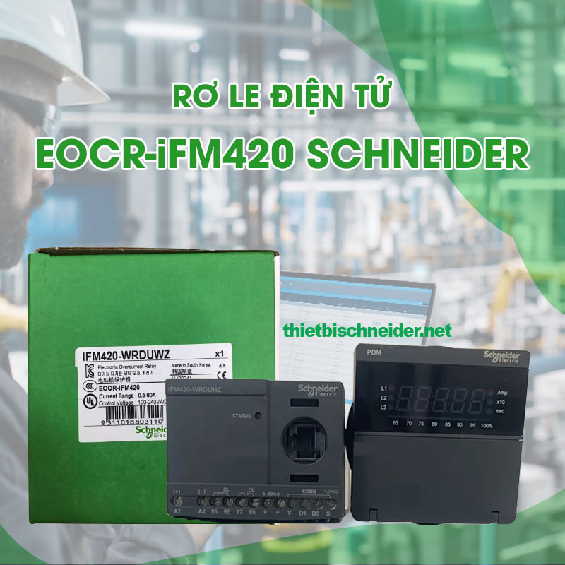 Rơ le bảo vệ động cơ EOCR-iFM420 Schneider