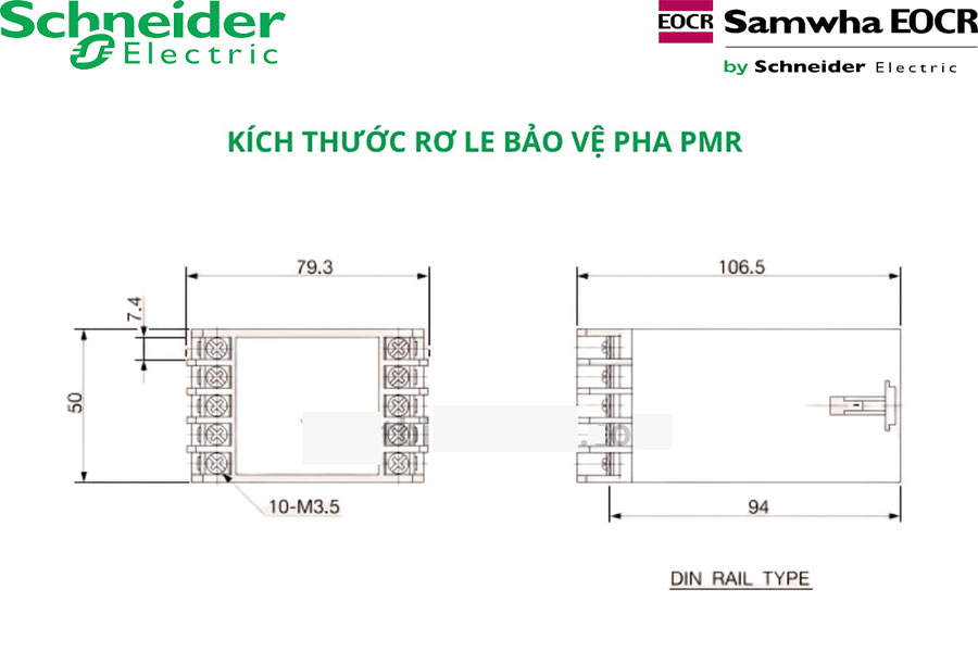 Rơ le bảo vệ pha PMR-44