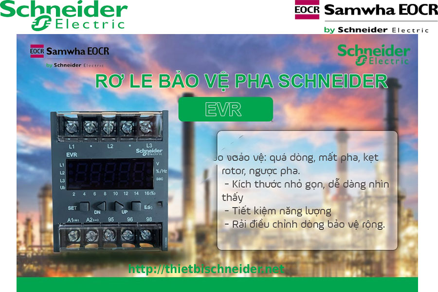 Rơ le bảo vệ pha Schneider EVR