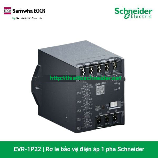 Rơ le bảo vệ điện áp 1 pha EVR-1P22 Schneider