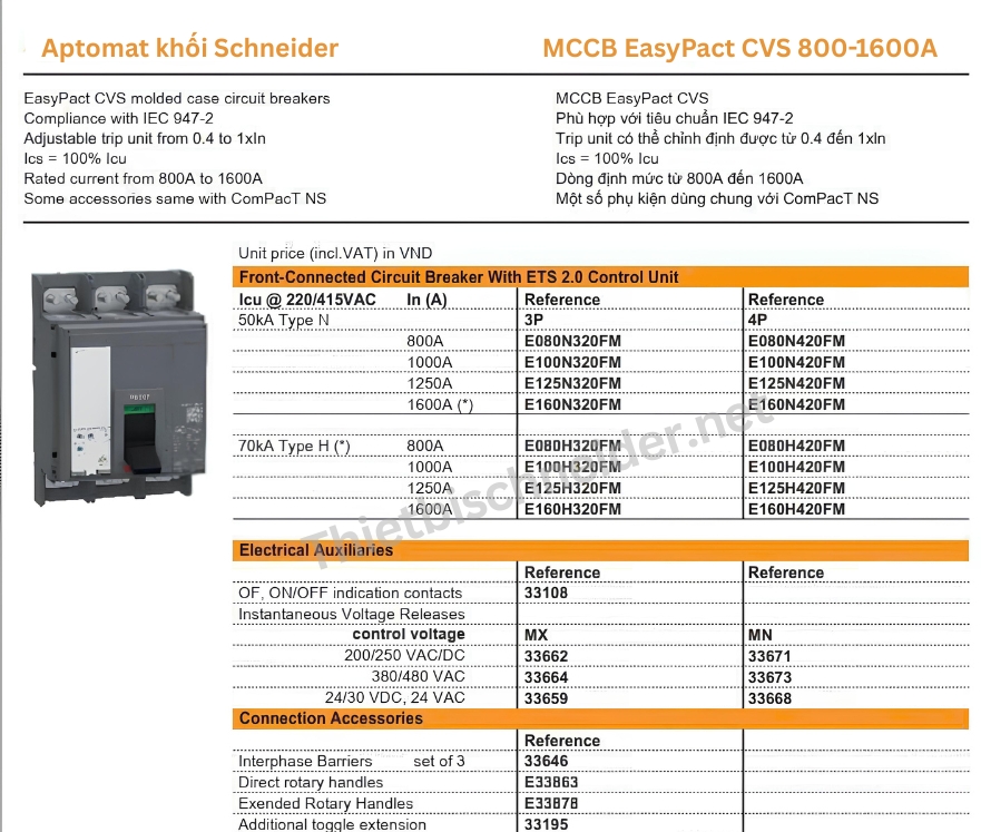 E080H320FM Schneider