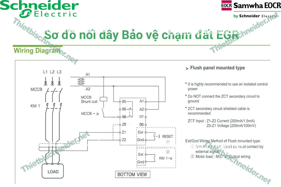 Wiring diagram for electrical equipment