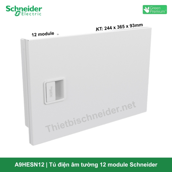 Tủ Điện âm tường 12 Module Schneider A9HESN12