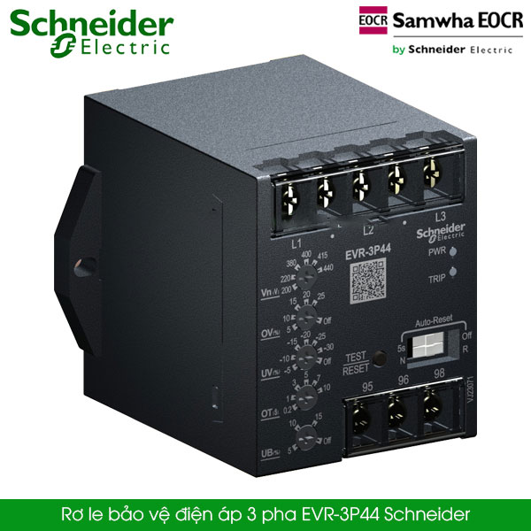 EVR-3P44 Schneider I Rơ le bảo vệ pha, bảo vệ điện áp