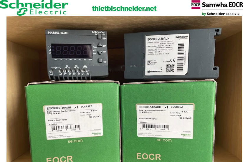 Hình ảnh thực tế Rơ le bảo vệ động cơ EOCR3EZ-80AUH Schneider