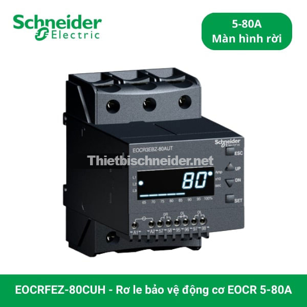 Rơ le bảo vệ động cơ EOCRFEZ-80CUH Schneider