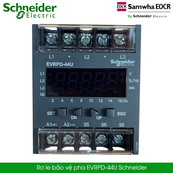 Rơ le bảo vệ điện áp 3 pha EOCR EVRPD-44U Schneider