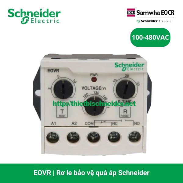 Rơ le bảo vệ quá áp 1 pha EOVR Schneider