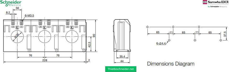 Biến dòng 1 pha SR-1CT-150