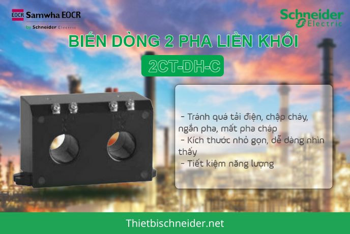 Biến dòng 2 pha 2CT-DH-100-C