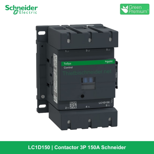 LC1D15A - Contactor 3P 150A Schneider