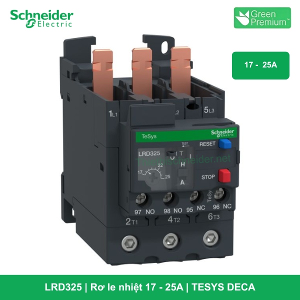 LRD325 - Rơ le nhiệt 17 - 25A - TESYS DECA