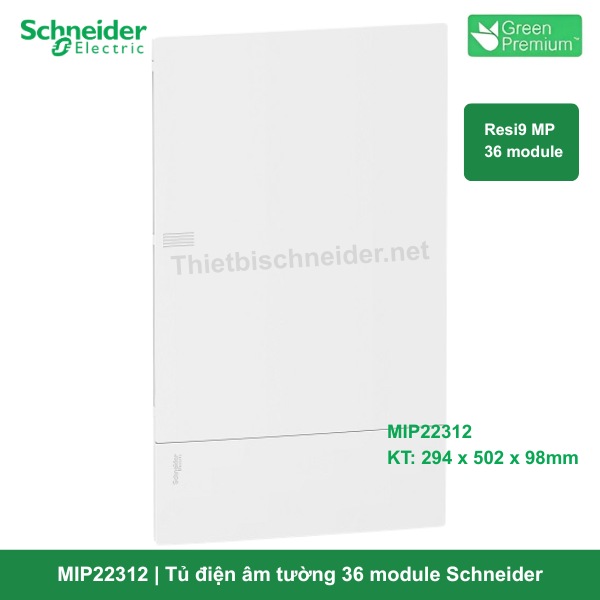 MIP22312 Tủ điện âm tường 36 module Schneider