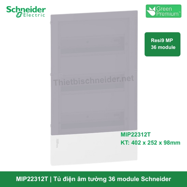 MIP22312T Tủ điện âm tường 36 module Schneider