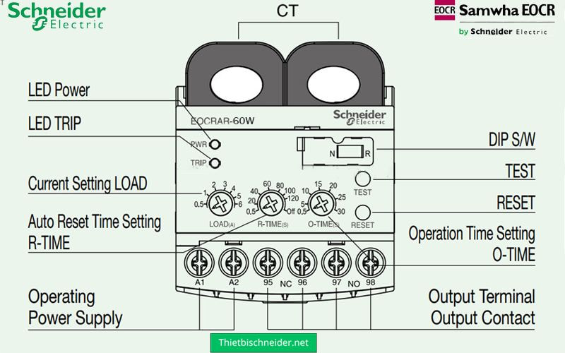 Rơ le điện tử EOCRAR-60W