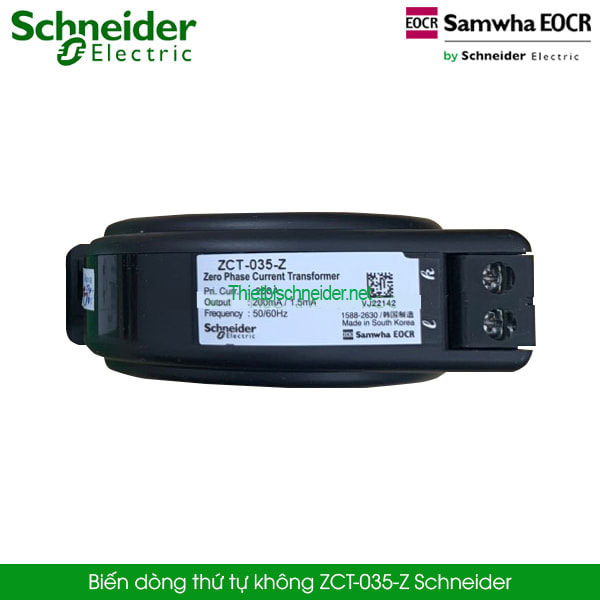 biến dòng chạm đất ZCT-35-Z Schneider