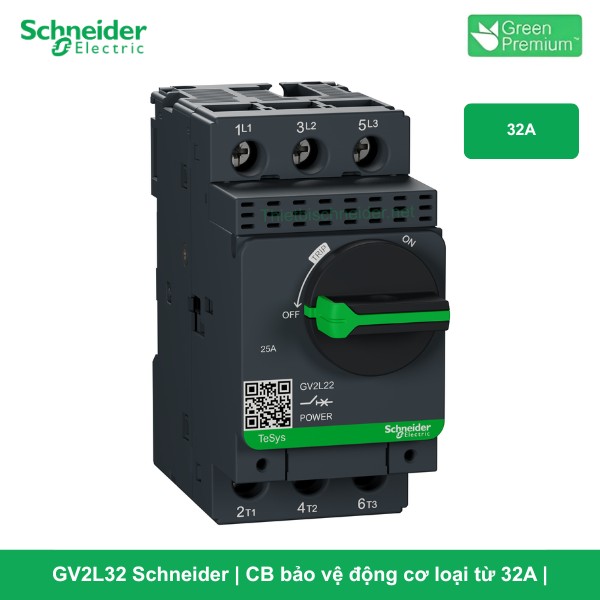 GV2L32 Schneider - CB bảo vệ động cơ loại từ 32A