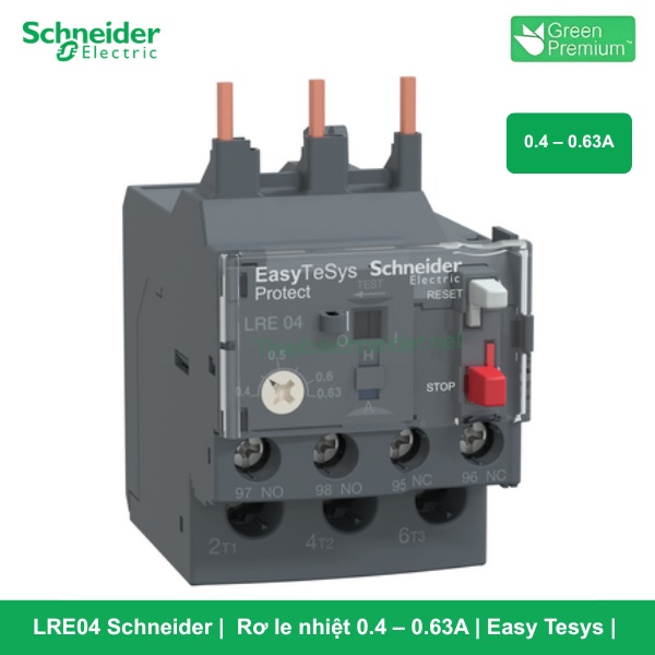 LRE04 Schneider - Rơ le nhiệt 0.4 – 0.63A Easy Tesys