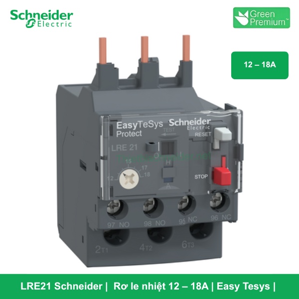LRE21 Schneider - Rơ le nhiệt 12 – 18A Easy Tesys