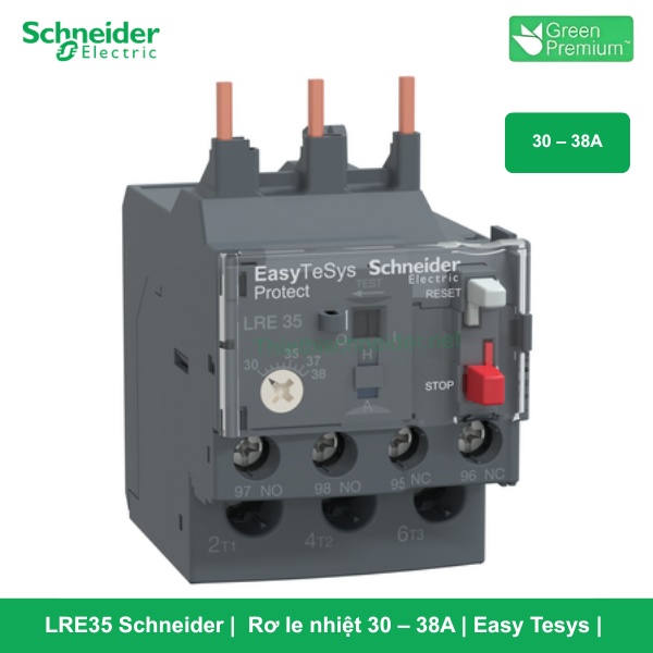 LRE35 Schneider - Rơ le nhiệt 30 – 38A Easy Tesys