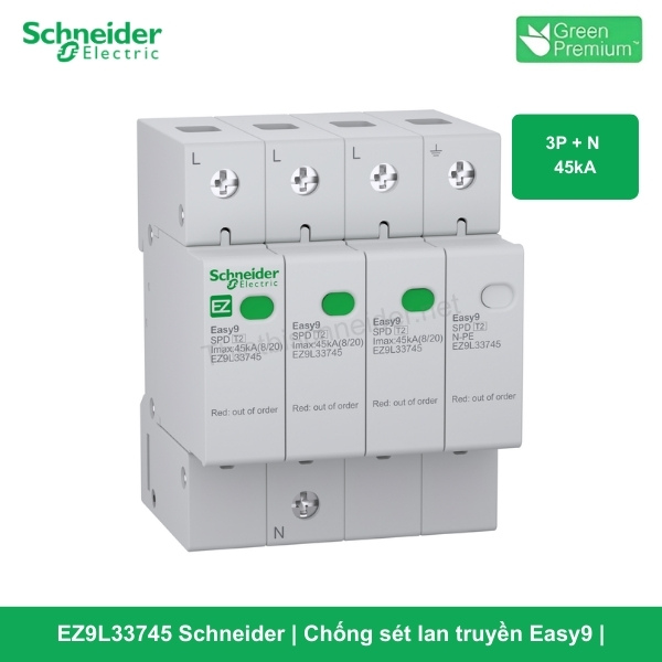 EZ9L33745 Schneider - Chống sét lan truyền Easy9