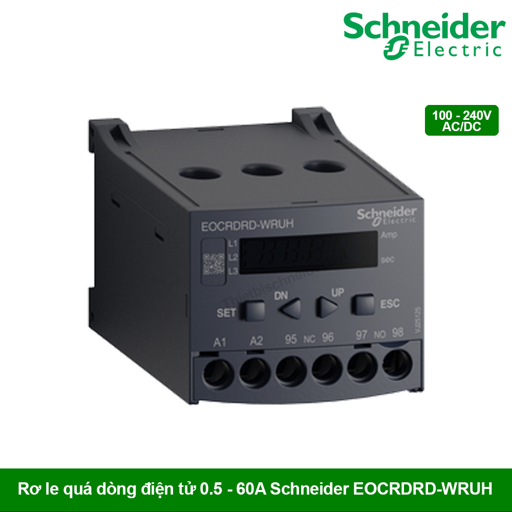 EOCRDRD-WRUH Schneider - Rơ le bảo vệ quá dòng điện tử