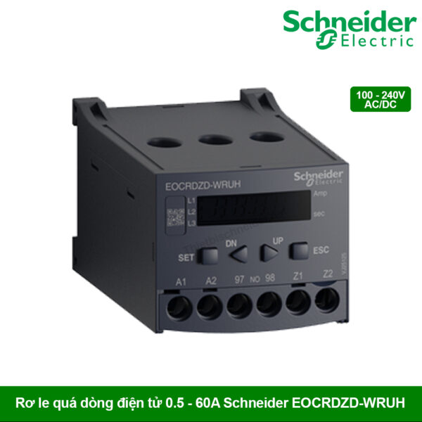 EOCRDZD-WRUH Schneider - Rơ le bảo vệ quá dòng điện tử