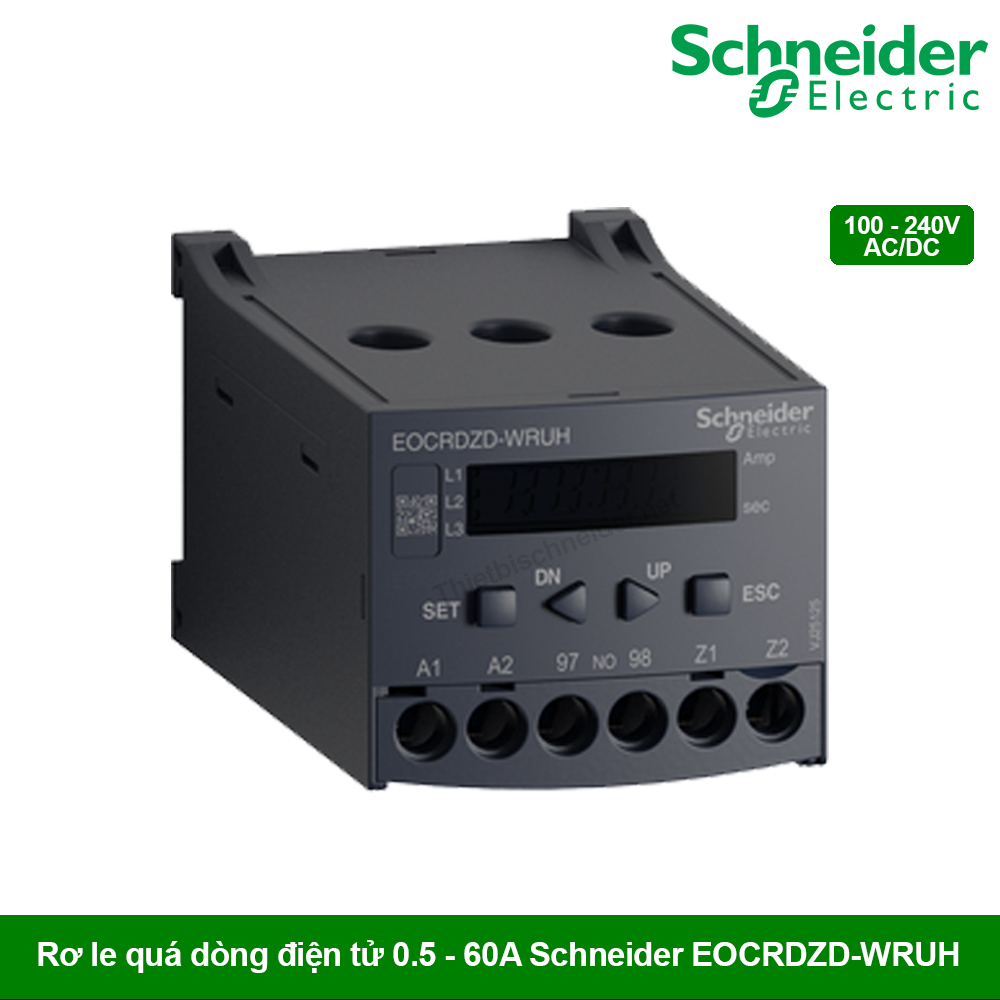 EOCRDZD-WRUH Schneider - Rơ le bảo vệ quá dòng điện tử